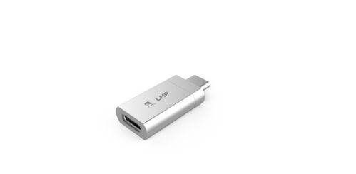 LMP USB-C zu USB-C Magnetic Safety Adapter für USB-C Ladekabel, bis zu 100W, silber