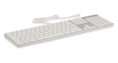 LMP kabelgebundene USB-C Tastatur silber, Deutsch